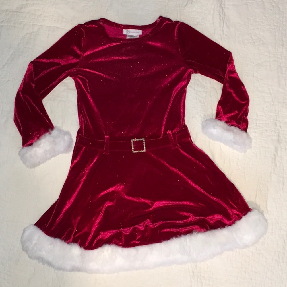 Little girls sz 6x Christmas dress like new